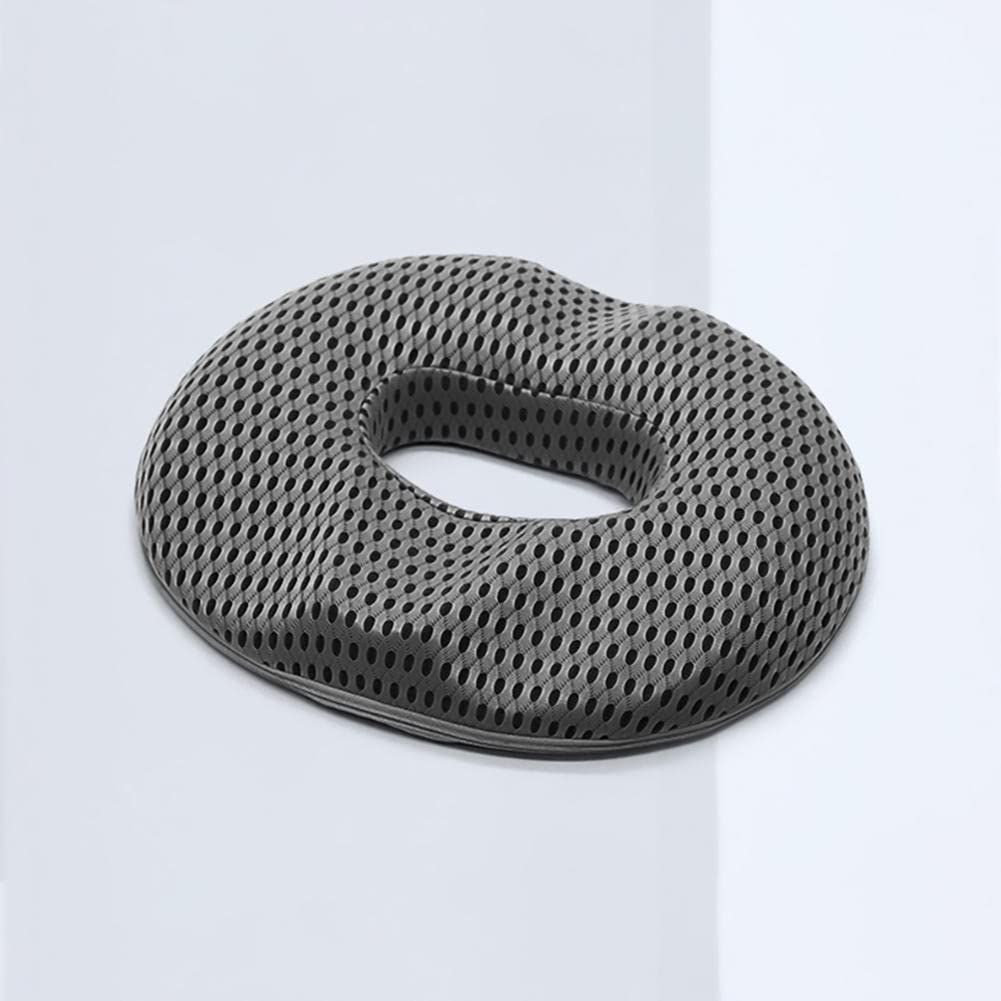 Office Chair Cushion,Car Seat Cushion,Memory Foam Chair Cushion, Cushions for Outdoor Furniture.-Grey- Hollow Design-Suitable â image 5