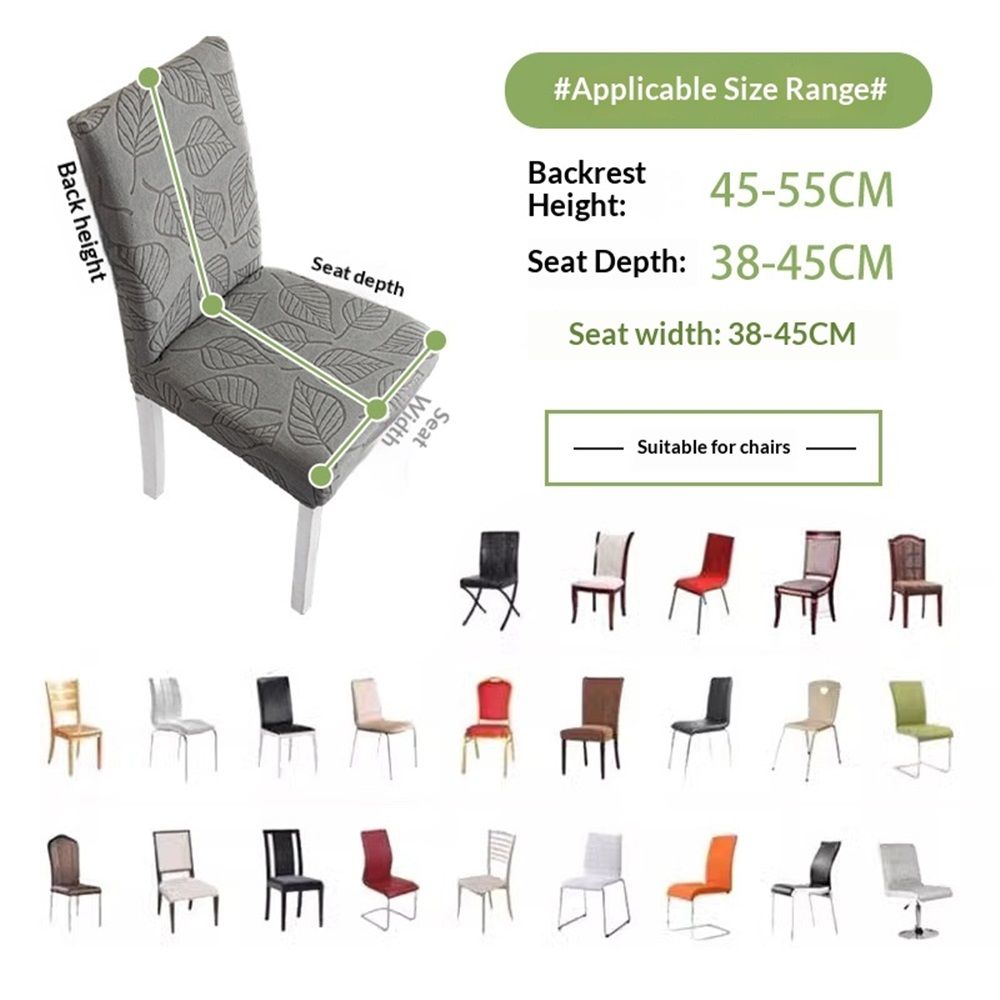 Dining Chair Covers,Dining Room Chair Covers Set of 4,Printed Chair Slipcover, Soft Removable Washable,Pet Friendly Furniture Protector Seat Cover,Universal — image 3