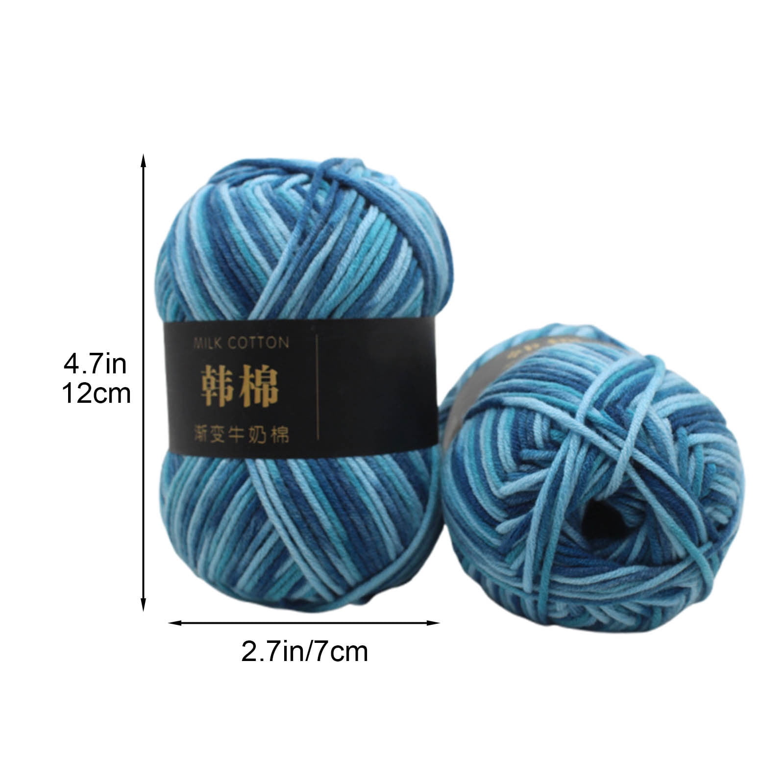 Cotton Yarn - Multicolor Rainbows Yarn,50 gram Skeins,26 Colors Available,7 Strands Of Combed Milk Cotton Crocheting Yarn for Knitting,Crochet,Weaving,Arts & — image 6