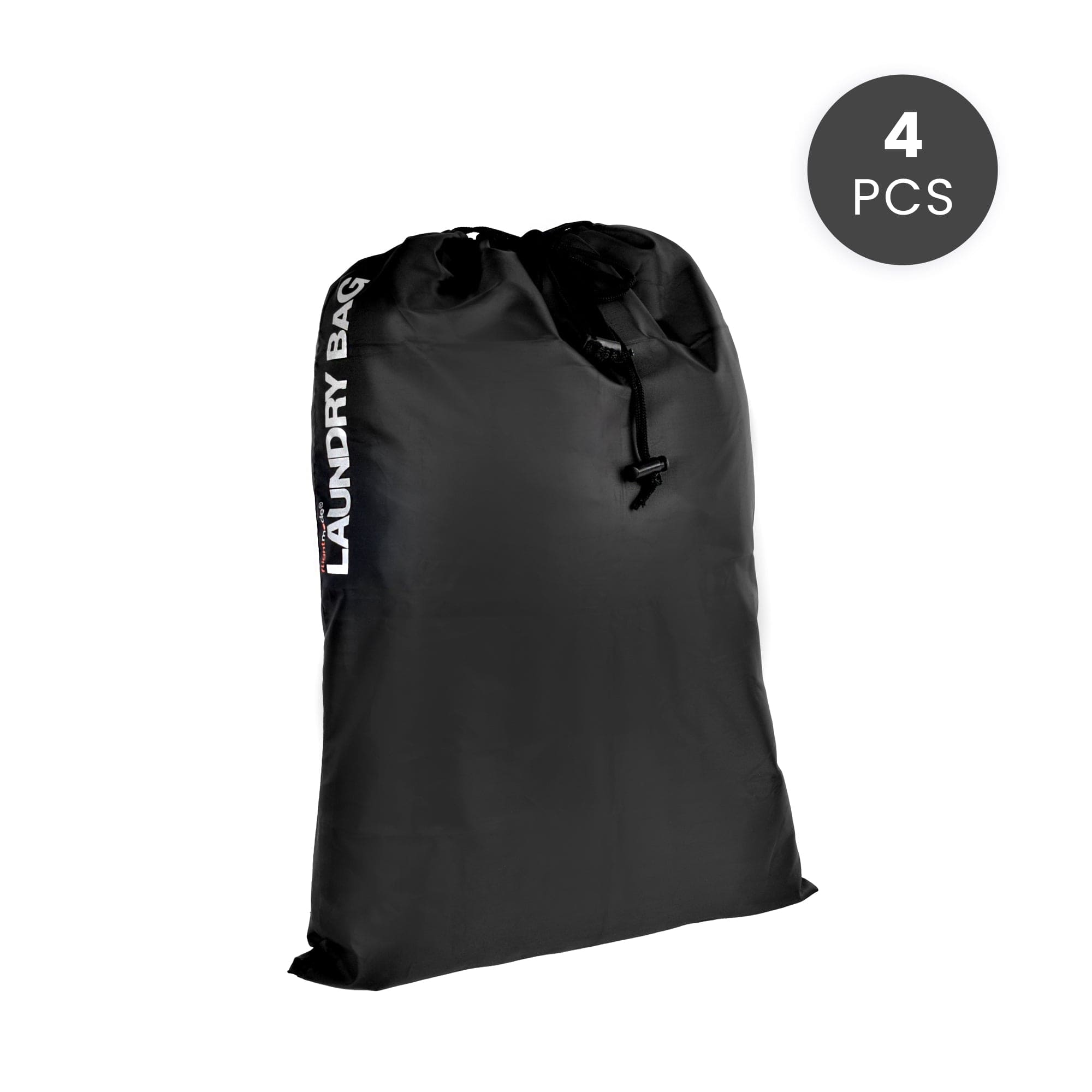 4 Pcs Travel Laundry Bag Drawstring Water Resistant Sports Gym Clothes Organiser - 4 — image 6