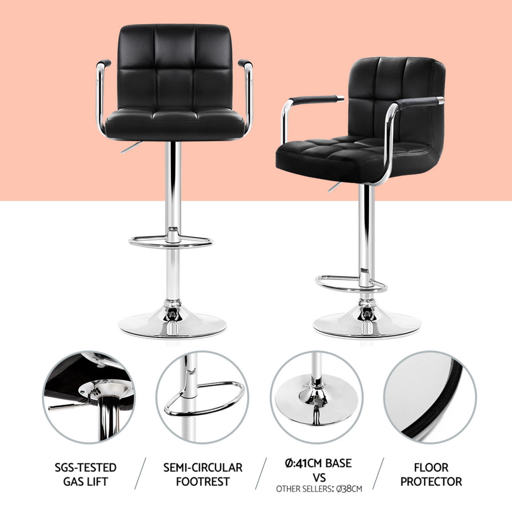 Artiss Bar Table and Stools Set Dining Desk Kitchen Chairs Cafe Pub โ image 6