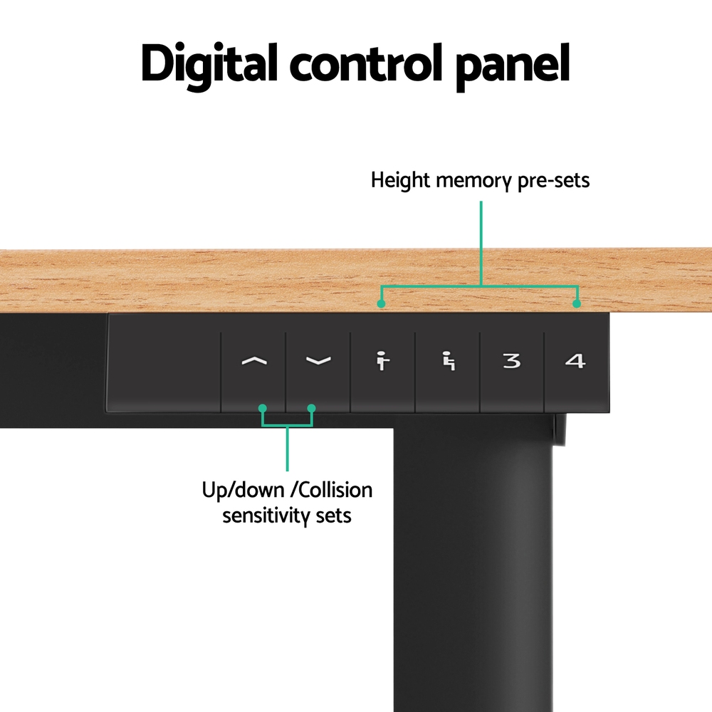 120CM Artiss Electric Standing Desk Sit Stand Desks Home Office Computer Desk โ image 5