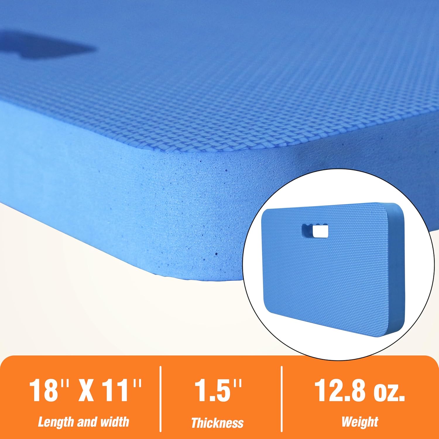 3-Pack Garden Kneeling Pad - For Gardening, Baby Bath, Yoga, Pilates, Exercise, Blue โ image 2
