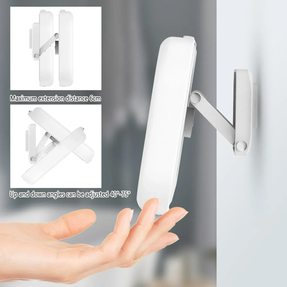 Waterproof Rotating Shower Phone Holder 360-Degree Retractable Wall Mount for Bathroom — image 5