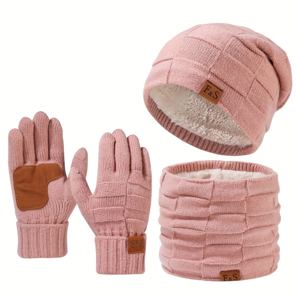 Men'S Winter Hat Men'S Gloves Men'S Scarf Winter Hat And Gloves Set Men'S - Blue - Size L โ image 4