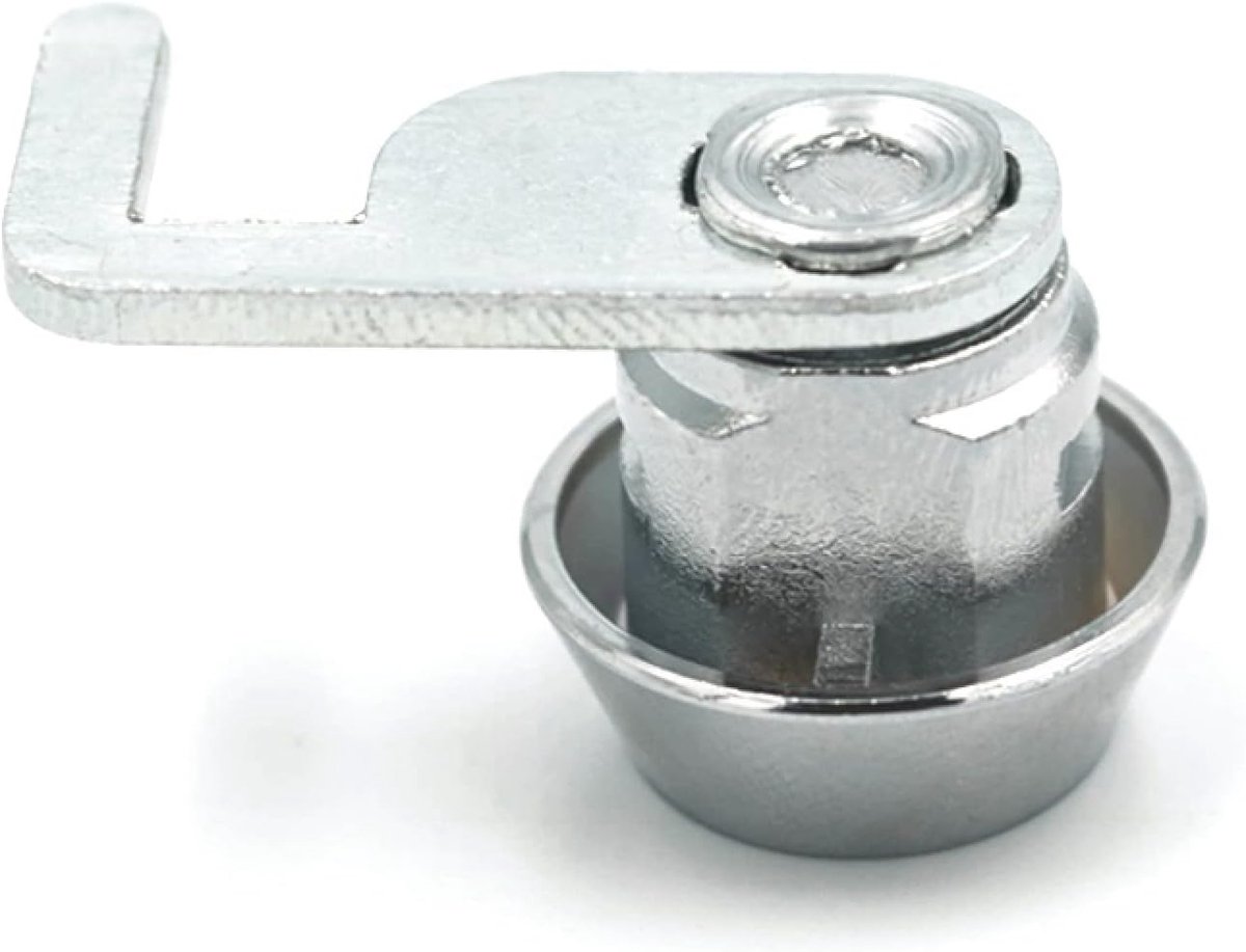 Letterbox lock - Cam lock - Cabinet lock - Cam lock - Security cabinet lock - Cylinder lock - 21.5 mm - Zinc alloy - With key - For Cabinet, Cabinet door — image 3