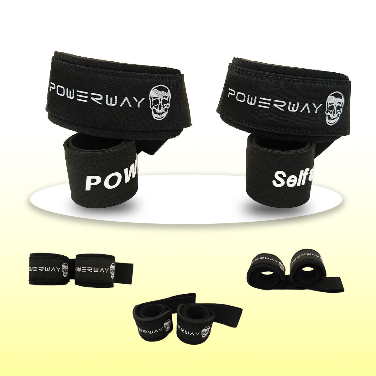 Wrist Guards Silicone Deadlift Fitness Support 2Pc Black-automatic model — image 5