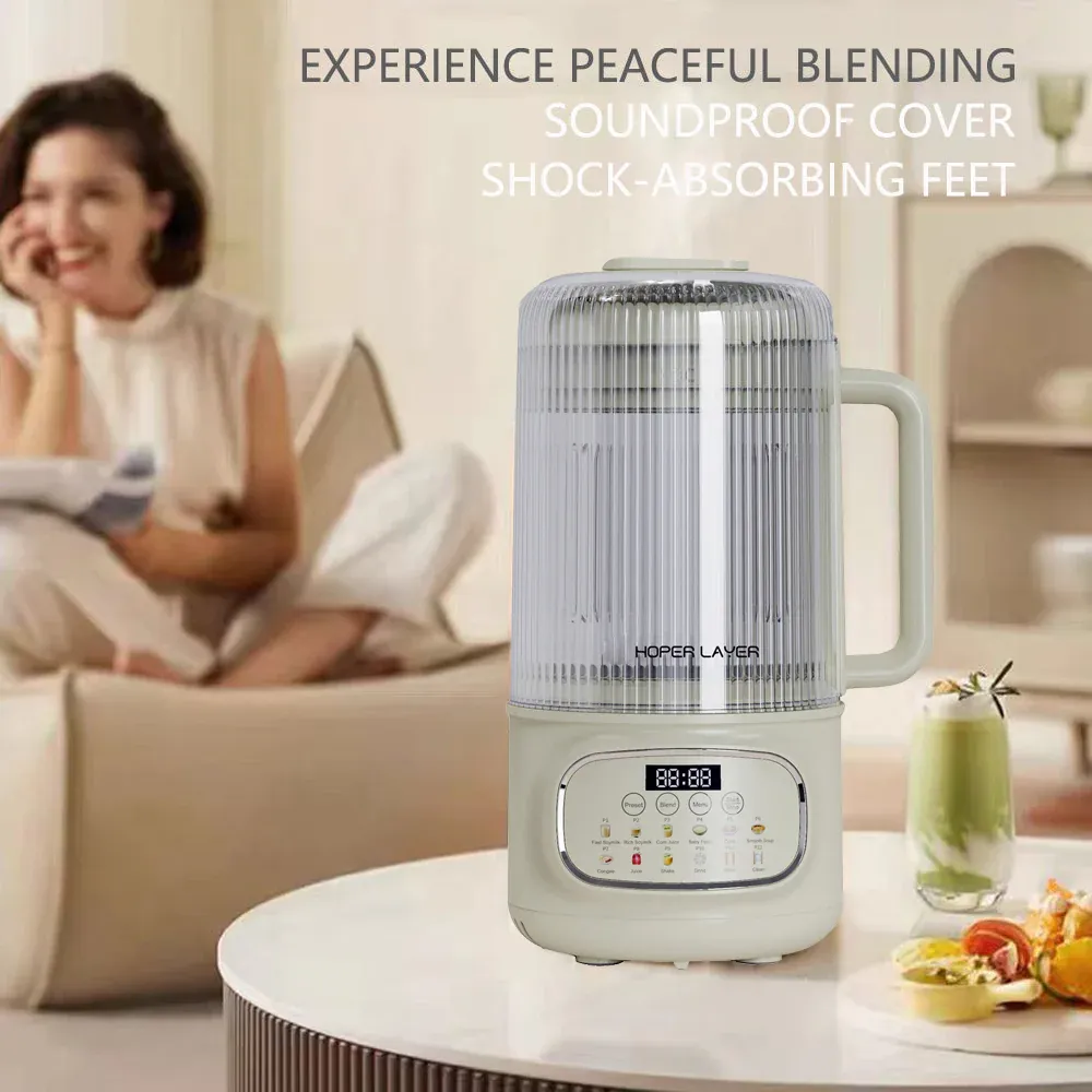 Hoper Layer 8in1 Quite Cooking Blender with Silent Shield 24H Preset Self-Cleaning AU Model — image 3