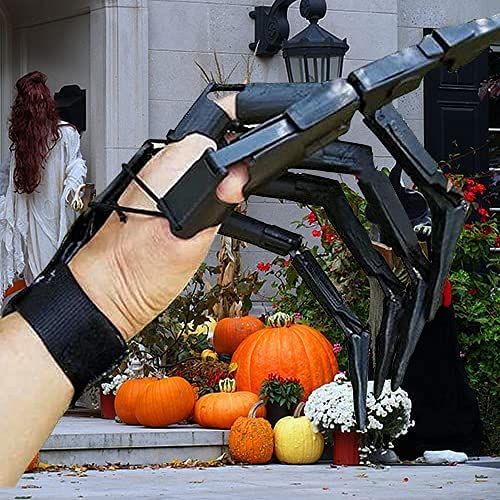 Halloween Articulated Fingers,Articulated Finger Extensions with Flexible Joints,Claw Gloves for Party Dress Cosplay Costume Props — image 2