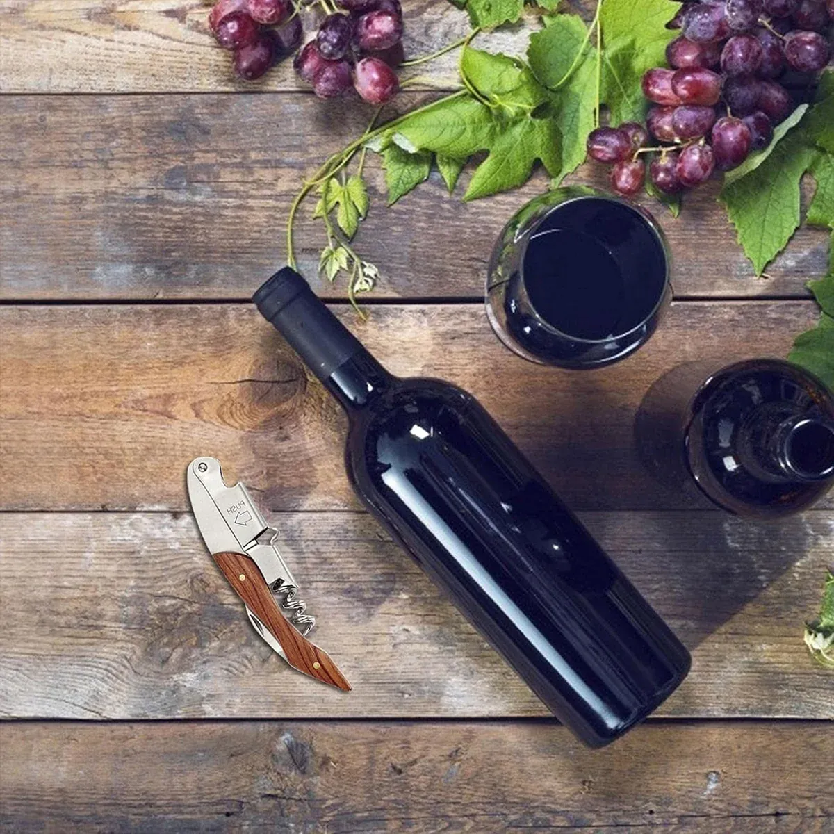 Multi Functional Wine Opener 4 In 1 Bottle Corkscrew Opener Wine Bar Tool Kit — image 4