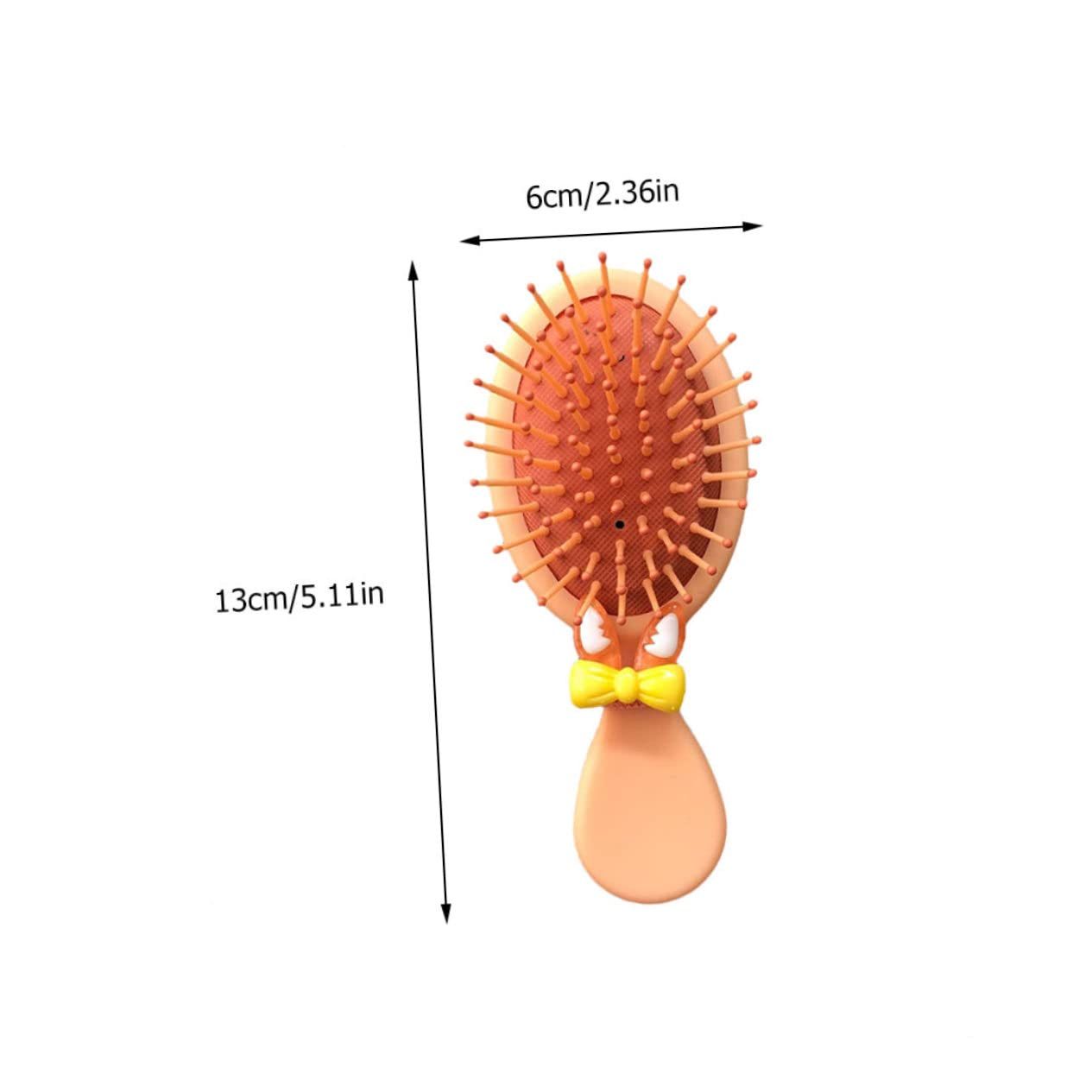 Mini Hair Brush for Women, Men and Kids-Small Travel Size Hair Brush for Purse, Pocket, backpack-Mini Detangler -2pcs โ image 2