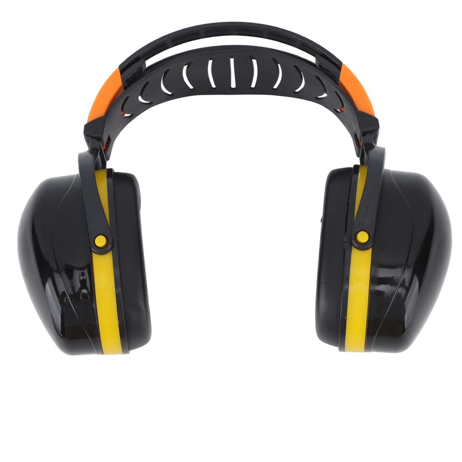 Noise Reduction Earmuffs Foldable Lightweight Hearing Protection Safety Over Head Ear Muff for Garden Shooting Mowing Black Yellow โ image 4