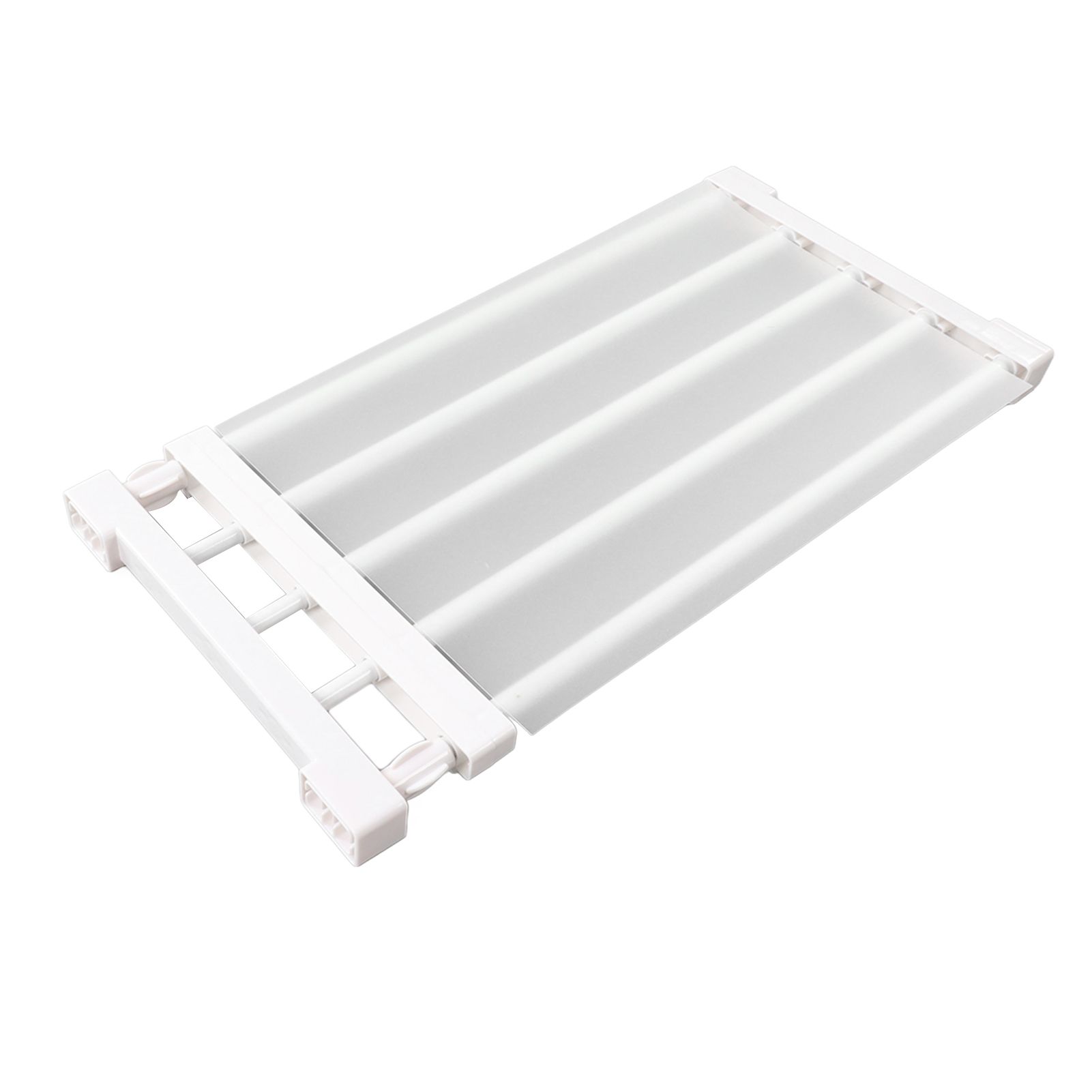 Closet Tension Shelf Expandable Nail Free Cabinet Divider Storage Rack for Wardrobe Cupboard 50‑80cm / 19.7‑31.5in Length — image 4