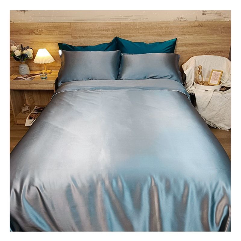 Oval Silk Workshop 22 Momme Silk Four Piece Set 1.5 m bed (2x 2.3 m quilt cover 2.3x 2.5 m bed sheet) โ image 2