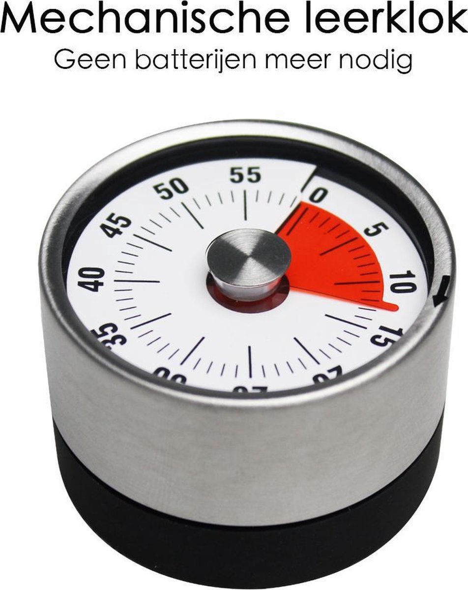 FLOKOO Leather and Metal Clock — image 4