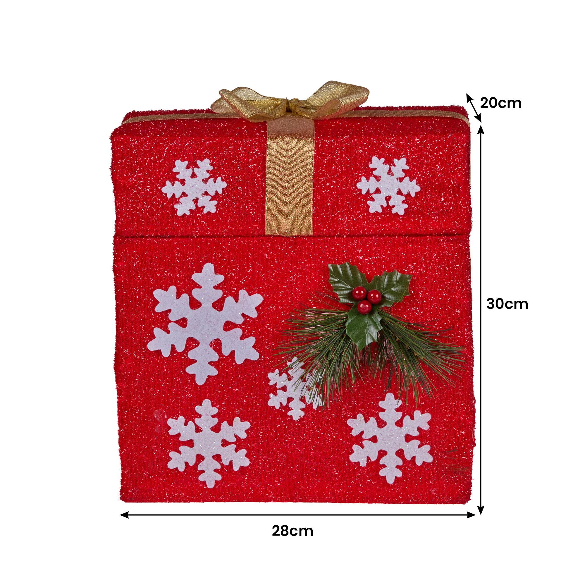 Christabelle Animated Santa Gift Box Led Christmas Tree Decoration Xmas Ornament — image 3