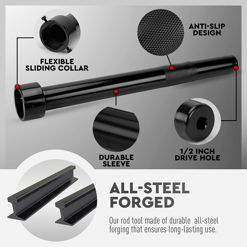 SEDY Inner Tie Rod Removal Tool Kit 1/2 Inch Drive Tube Inner Tie Rods Vehicle โ image 5