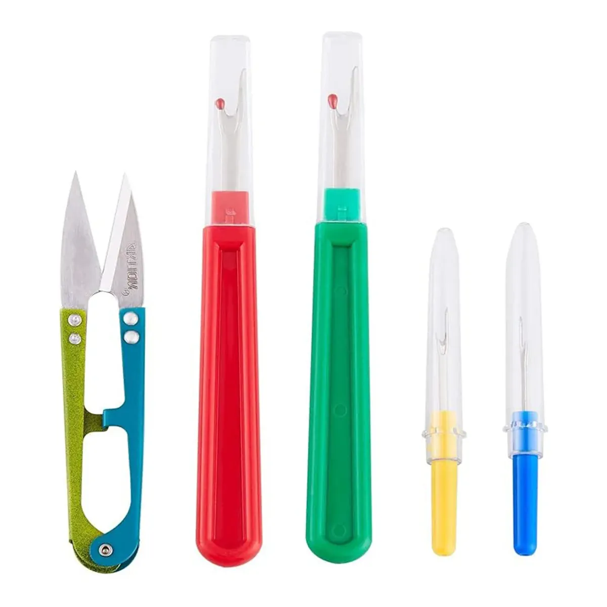 5 PCS Colorful Seam Ripper Assortment Thread Remover Kit Durable Easy to Use — image 2