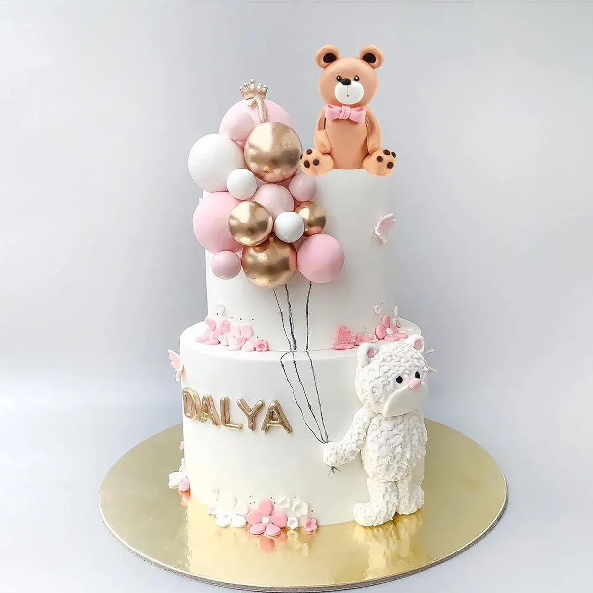 13pcs Teddy Bear Cake Decoration Set Party Birthday Teddy Bear Cake Topper โ image 5
