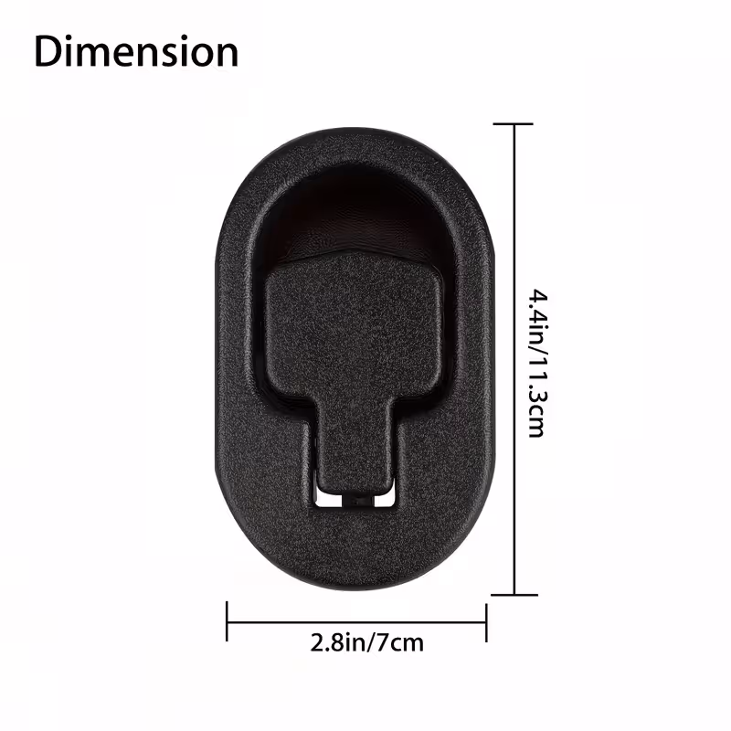 2 Pack Metal Recliner Replacement Parts Durable Metal Handle Recliner Chair Sofa Couch Release Lever Replacement Pull Handle Black Suite Recliner โ image 3