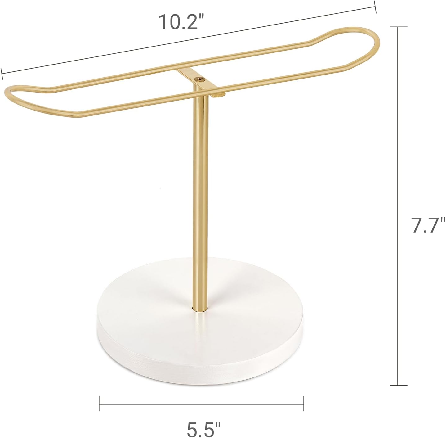 Headband Holder Metal Headband Organizer Hair Hoop Display Stand, Modern Hair Accessories Organizer Storage Hair Ropes Bracelets Bangles College Dorm Room — image 6