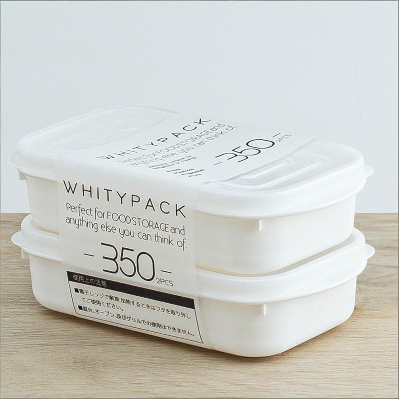 Airtight 350ml Food Storage Containers, 2-Pack โ BPA-Free, Freezer & Microwave Safe with Soft-Seal Lids, Stackable for Fridge Organization, Perfect for Meal