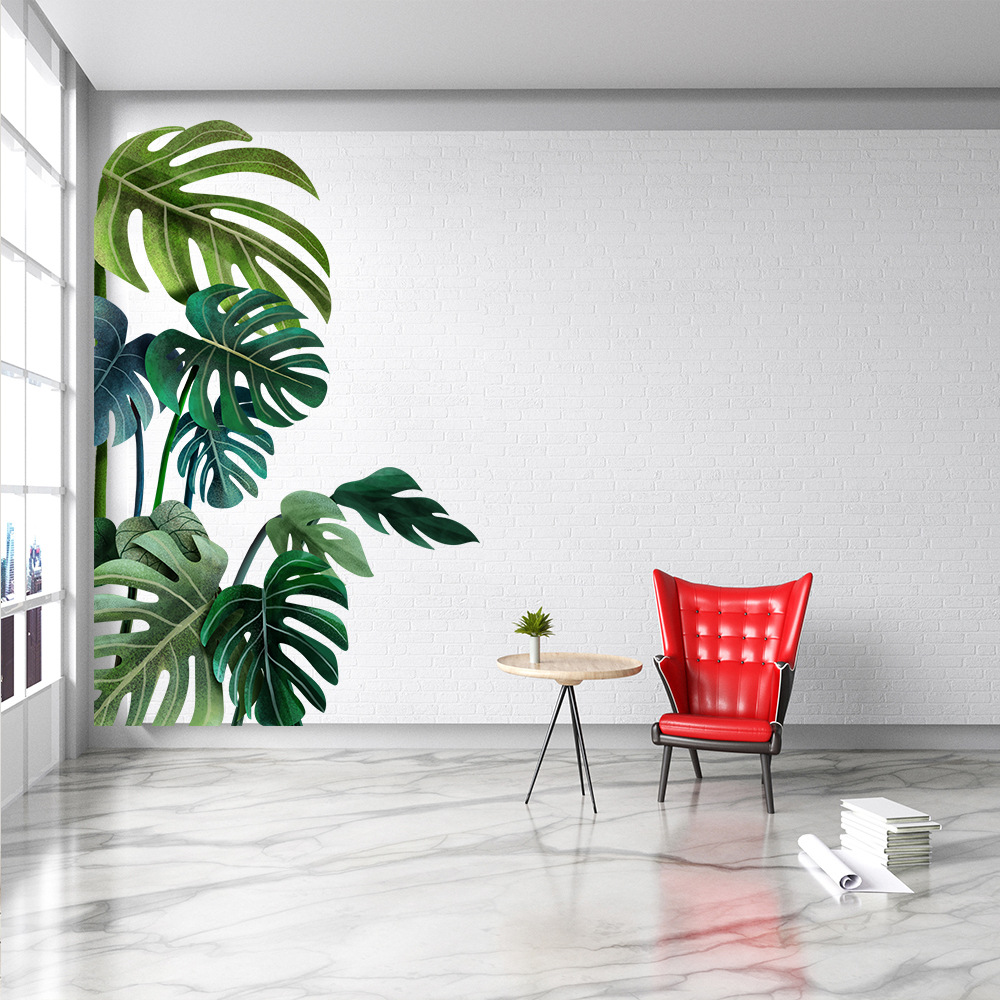 Green Plant Wall Sticker Tropical Wall Sticker, Plant Stickers, DIY — image 5