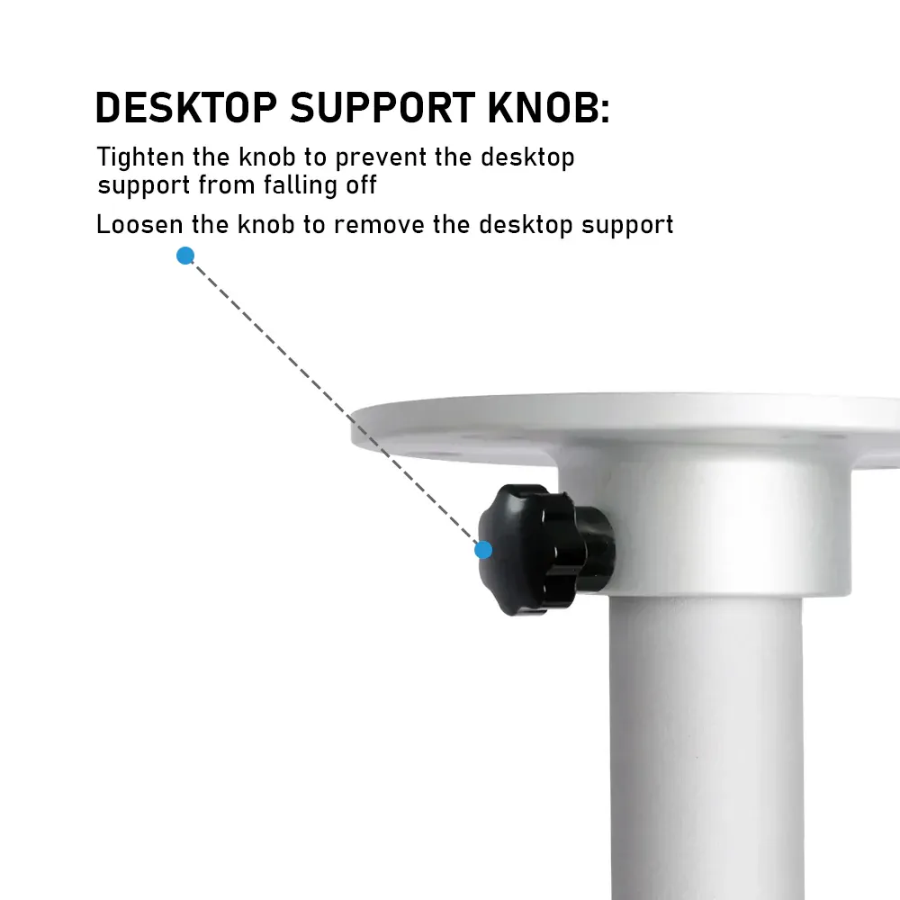 Table Pedestal Telescopic Furniture Leg 46-70cm Height Adjustable Easy Installation Detachable Aluminum Alloy Support for RV Boat Caravan Motorhome โ image 5