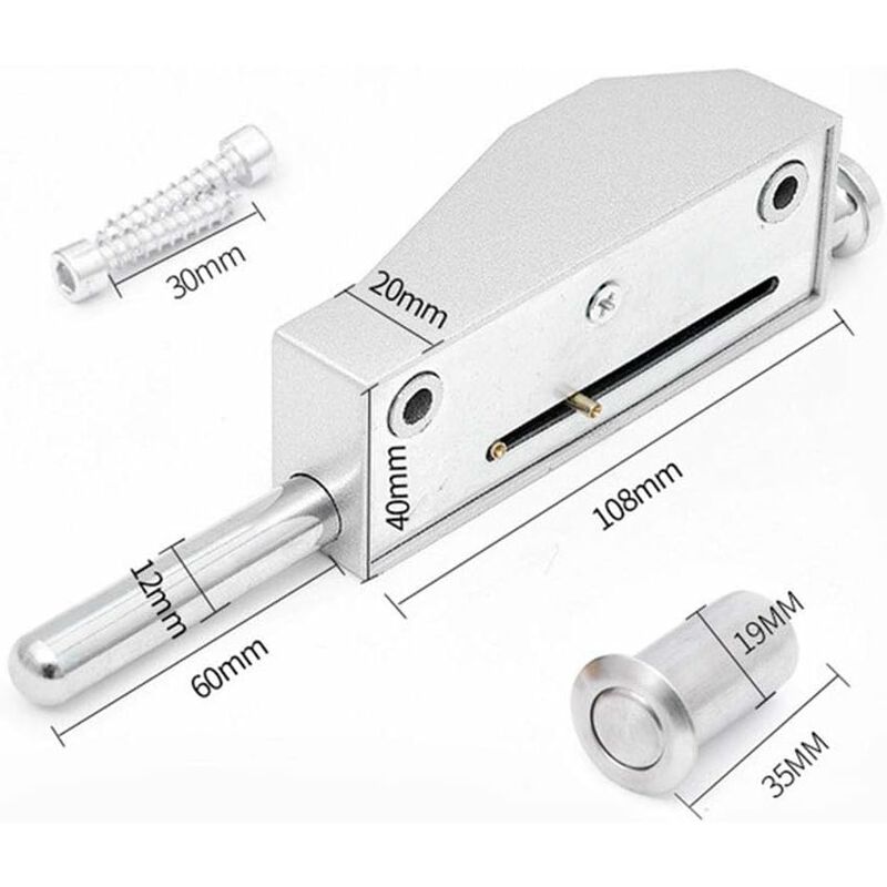 Multi-Purpose Door Lock, Garage Door Lock, Gate Lock, Universal Door Lock, Comes With 2 Keys, For Indoor And Outdoor — image 2