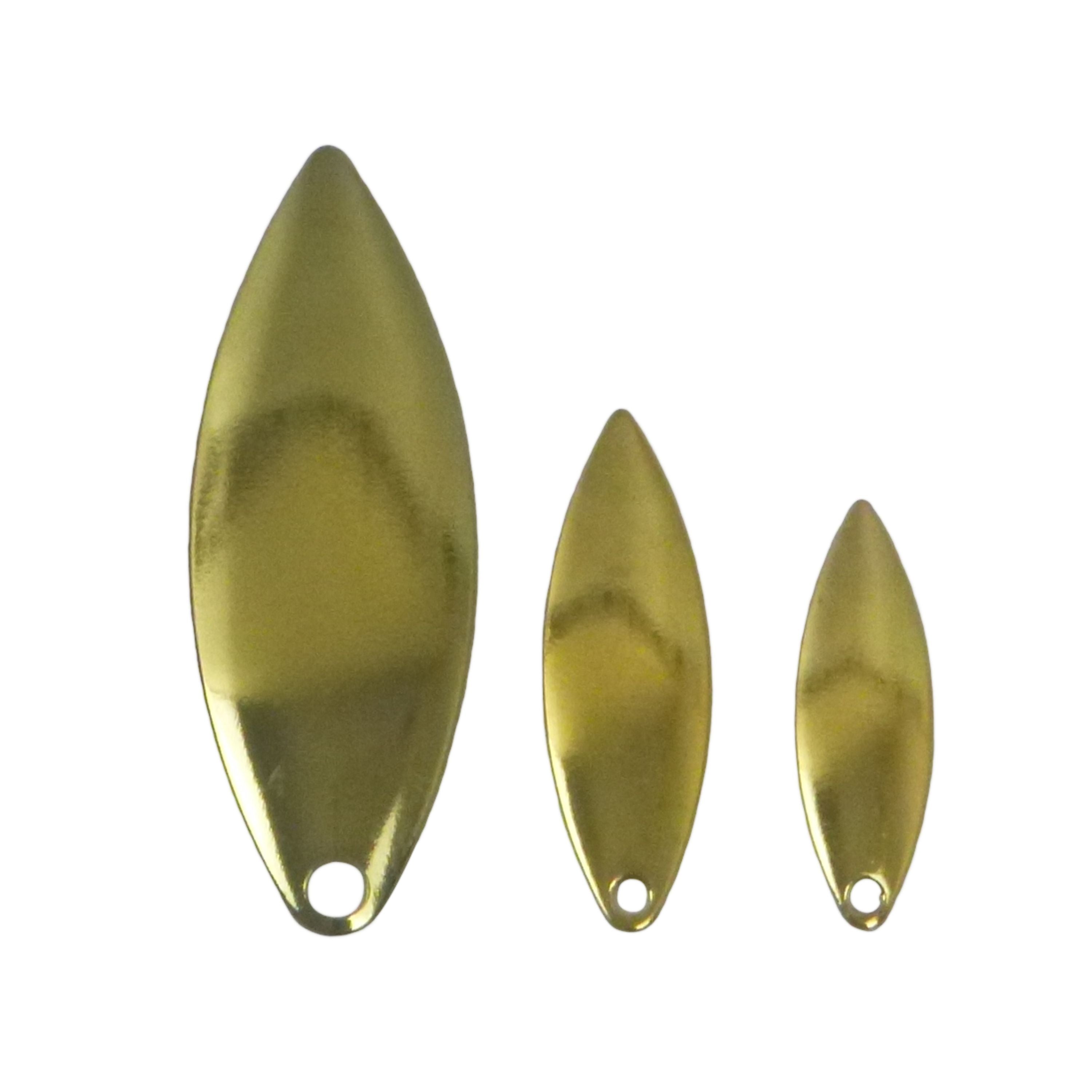 Artizan Smooth Willow Blade, Brass, 48mmL x 17mmW, Qty 5 — image 3