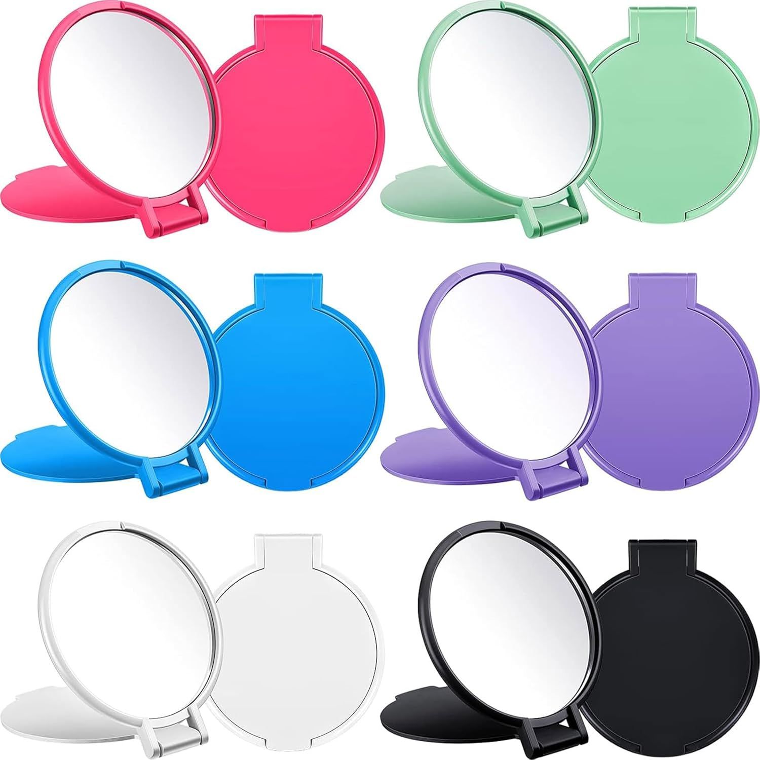 12 Pieces Compact Mirrors Bulk Gits Mini Vintage Pocket Mirrors or Purse Small Portable olding Round Makeup Stus or Travel Daily Use Party avors Women (Classic