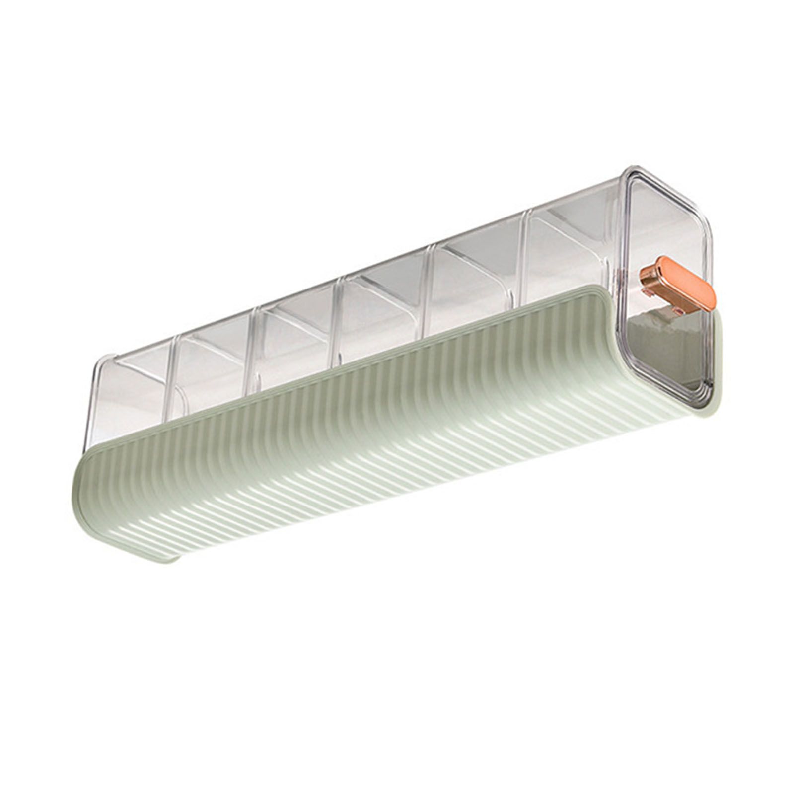 Wall Underwear Organizer Detachable Dustproof Moistureproof Wall Mount Drawer Organizer for Bedroom Home Light Green — image 2