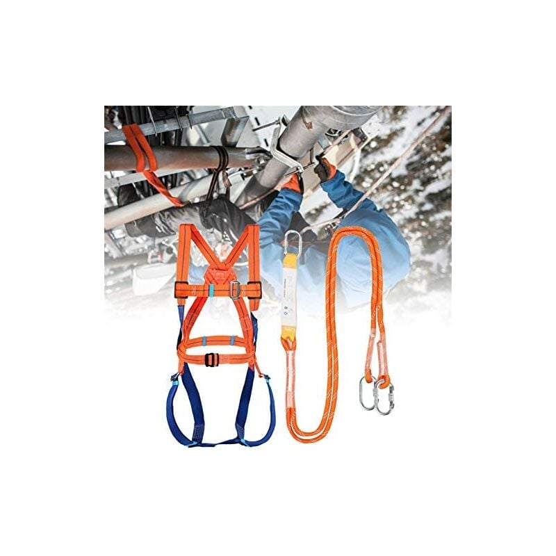 Full Body Harness Fall Protection Kit for Belt, Safety Belt, Rescue Rope โ image 3