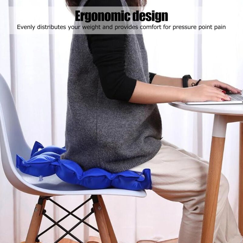 Inflatable Seat Cushion Comfortable Chair Cushion for Wheelchair Use at Home and Office โ image 3