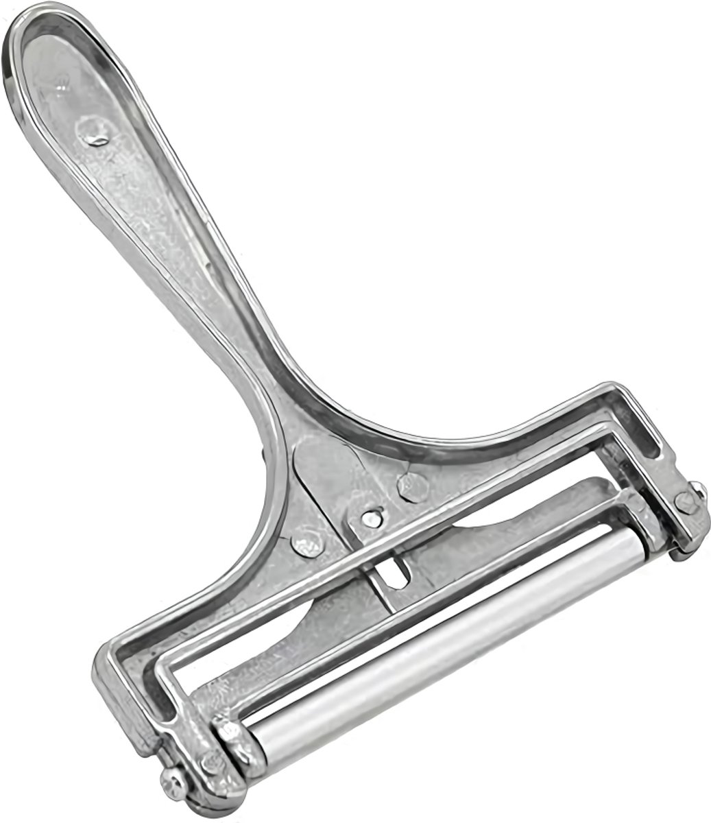 1 Piece Stainless Steel Cheese Slicer with Adjustable Thickness - For Soft, Semi-Hard Cheeses & Cheddar - Dishwasher-Safe Kitchen Tool — image 2