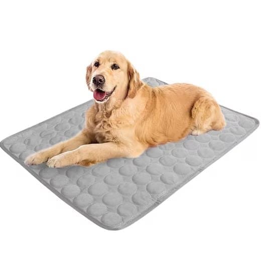 Cooling Mat for Dogs and Cats, 100 × 70cm, XL, Gray, Breathable in Multiple Colors