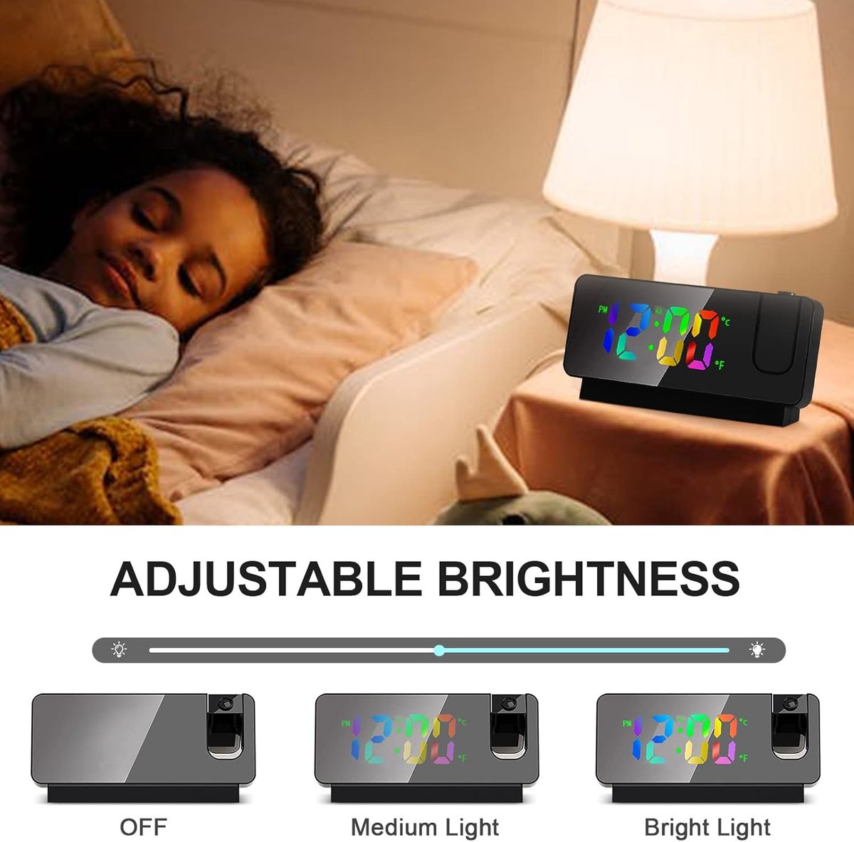 alarm clock with projection function — image 4