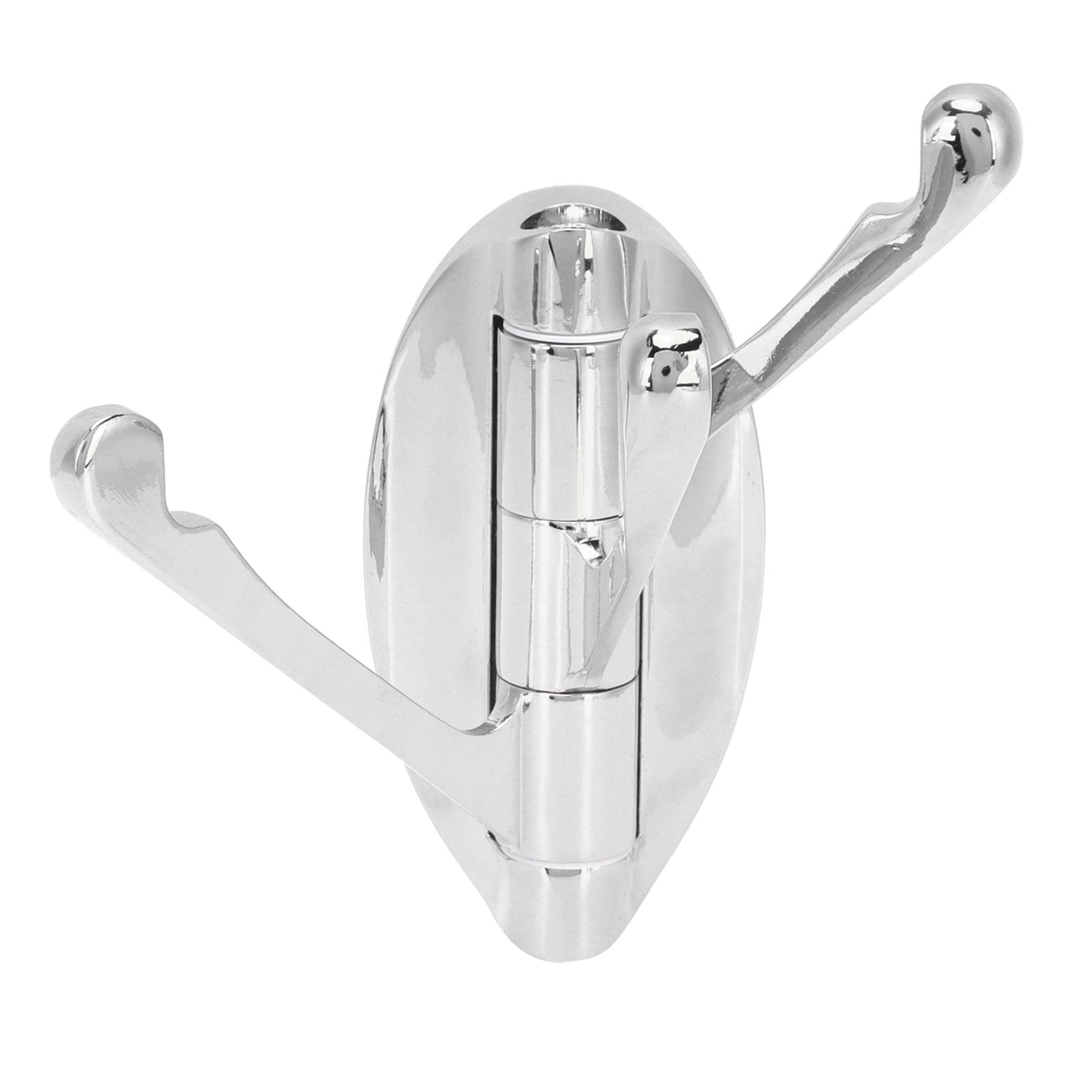 Clothes Hook Wall Mount 180 Degree Foldable Coat Hook Hanger for Home Bathroom Bedroom(ChromePlate ) — image 4