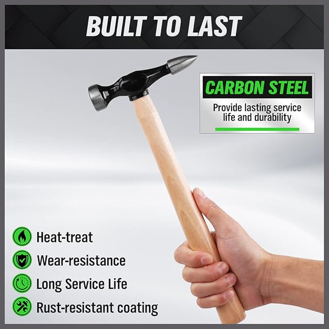 SWANLAKE GARDEN TOOLS 7 Piece Auto Body Repair Kit, Auto Body Tools, Auto Body Repair Tools with Carbon Steel Hammer Heads (SW-66076) โ image 5