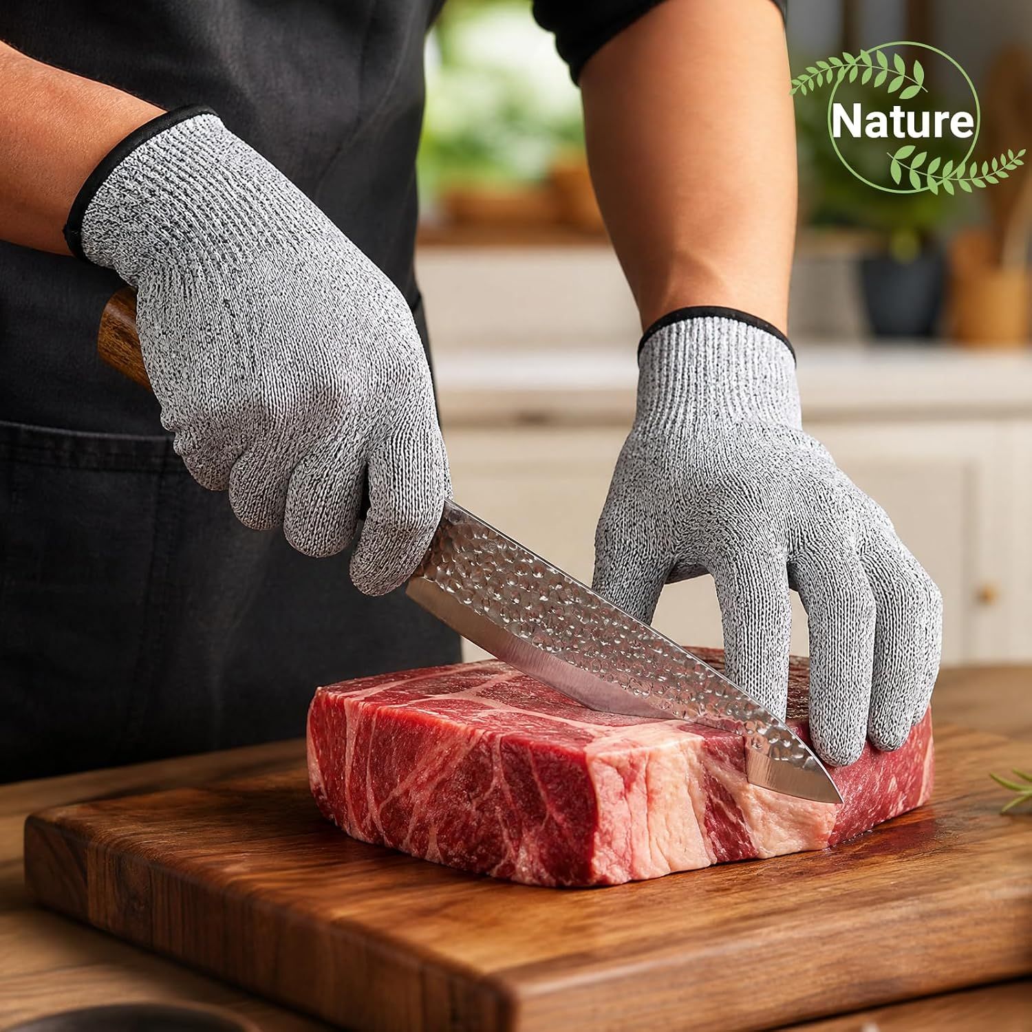 Cut Resistant Gloves for Men Women, Kitchen Gloves for Food Prep, Cutting Gloves With Superior Comfort and Grip for Meat Cutting, Oyster Shucking โ image 4