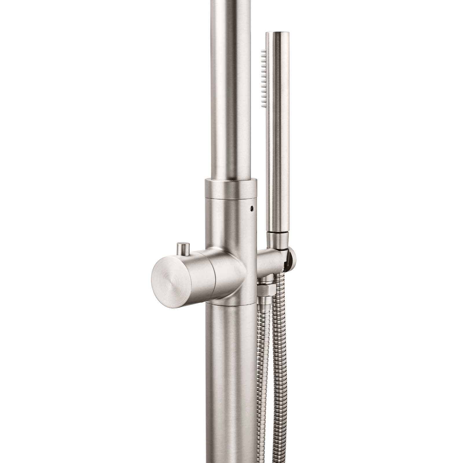 Watermark Brushed Nickel Dual Shower Handset Combo Outdoor Round 10" Head 316SUS โ image 4