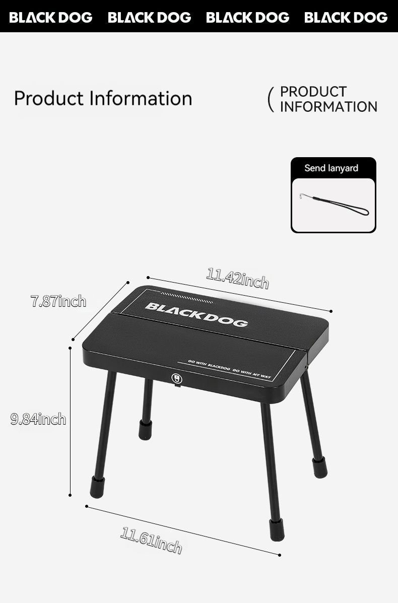 BLACKDOG Camping Table – Portable & Durable Outdoor Table for Camping — image 3