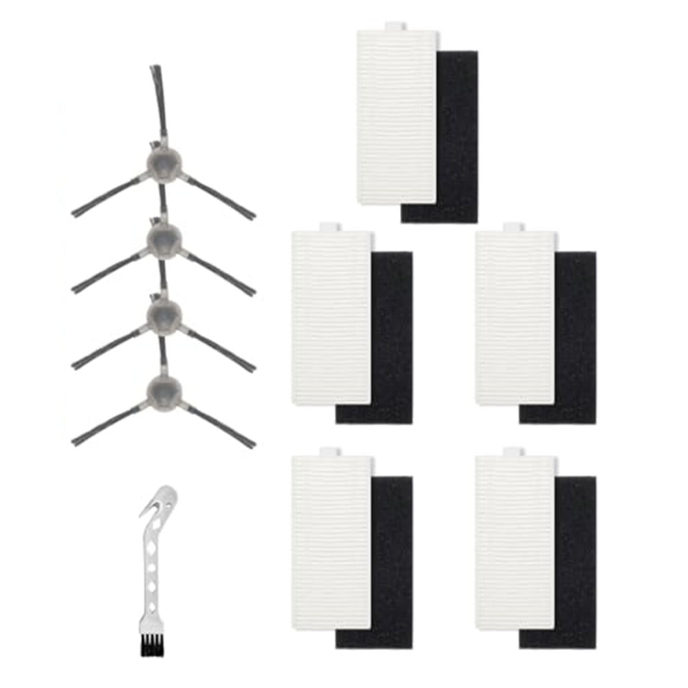 5pcs Filters With 4pcs Side Brush For Lefant M1/M2 Pro Robot Vacuum Cleaner Cleaning Brush Replacement Cleaning Tools Parts โ image 2