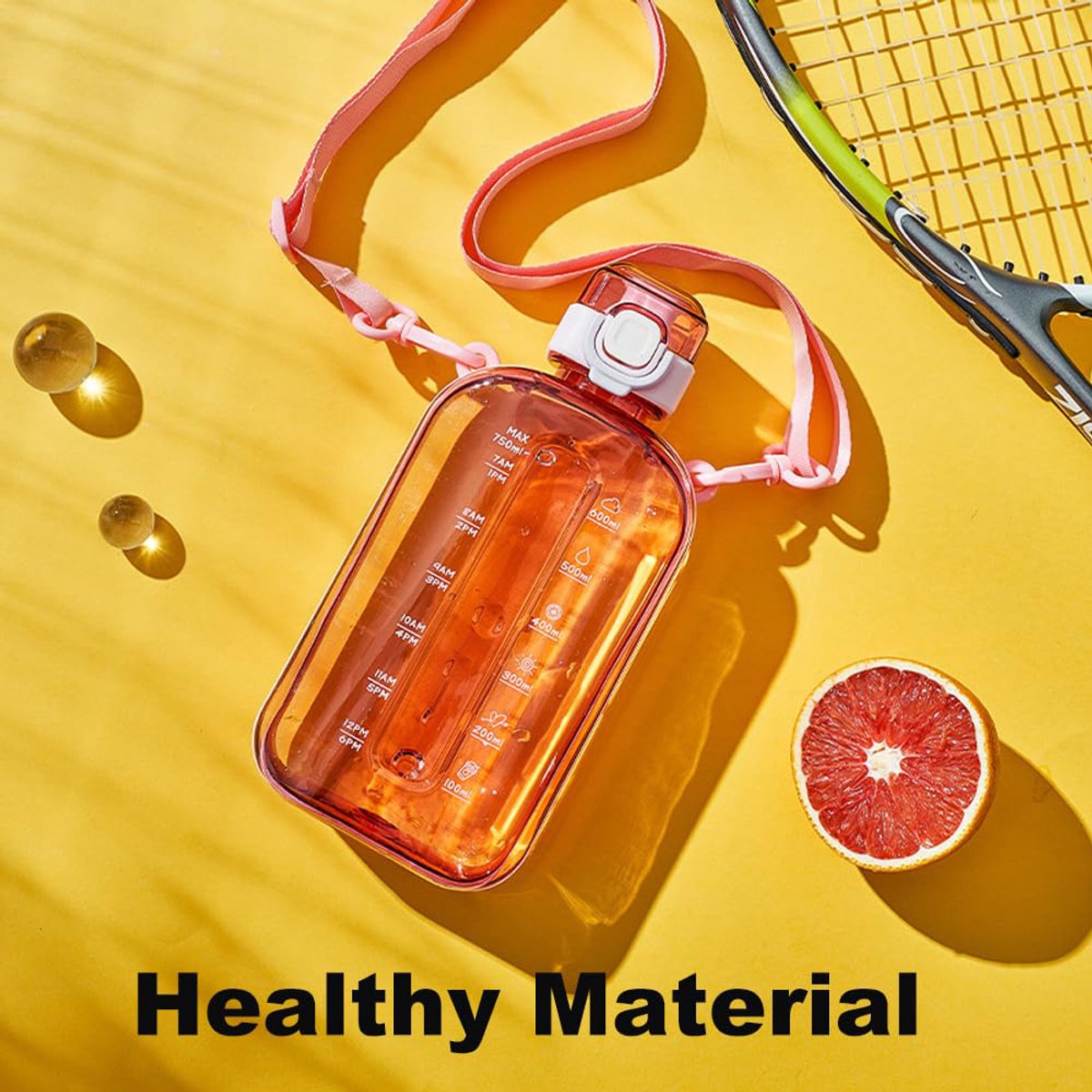 Sports Water Bottle - Fitness Water Bottle - 750ml Leakproof Bottle - Water Bottle - Suitable for travel, picnics, camping, hiking - Blue — image 3