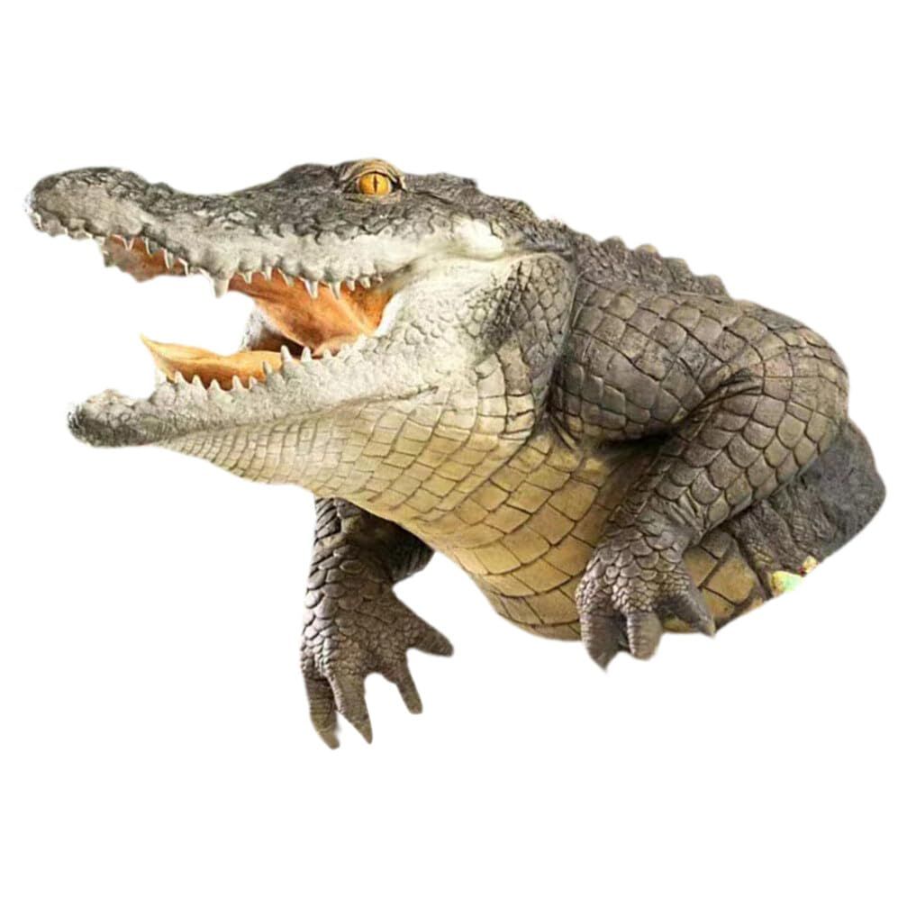 Ocean Decoration Pond Floating Crocodile Head Crocodile Garden Sculpture Fake Crocodile Head Floating Simulation Realistic