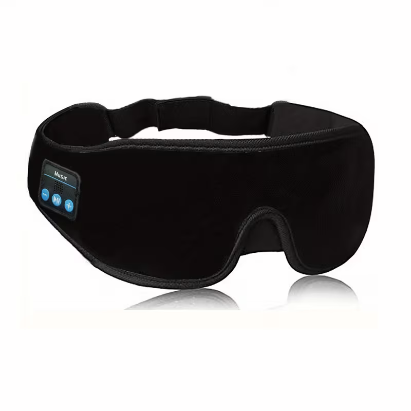 1 3D wireless sleep mask with 5.2BT headphones, the best sleep mask, Type-C charging cable built-in, wireless music eye mask, suitable for both men and women