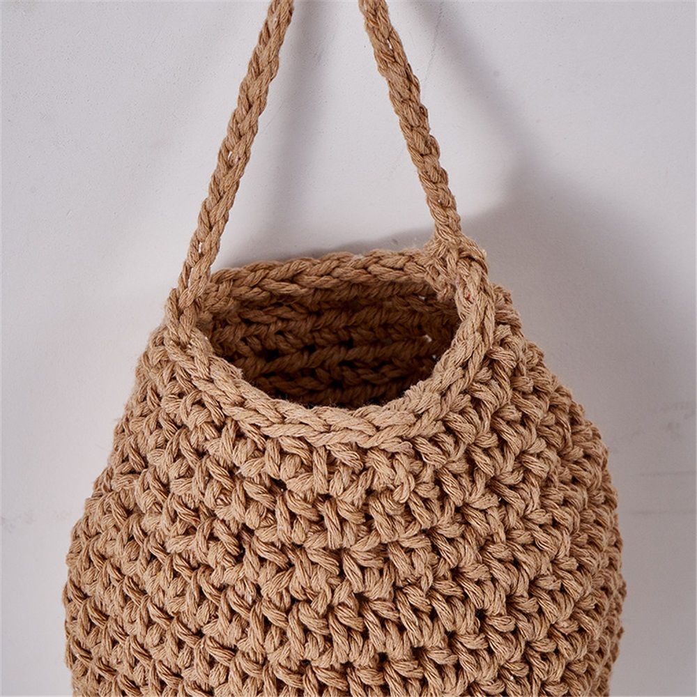 3 Pack Large Crochet Wasp Nest Decoys, Wasps Hornets, Hornets Nest Decoy Decoration for Patio and Eaves, Caramel color — image 3