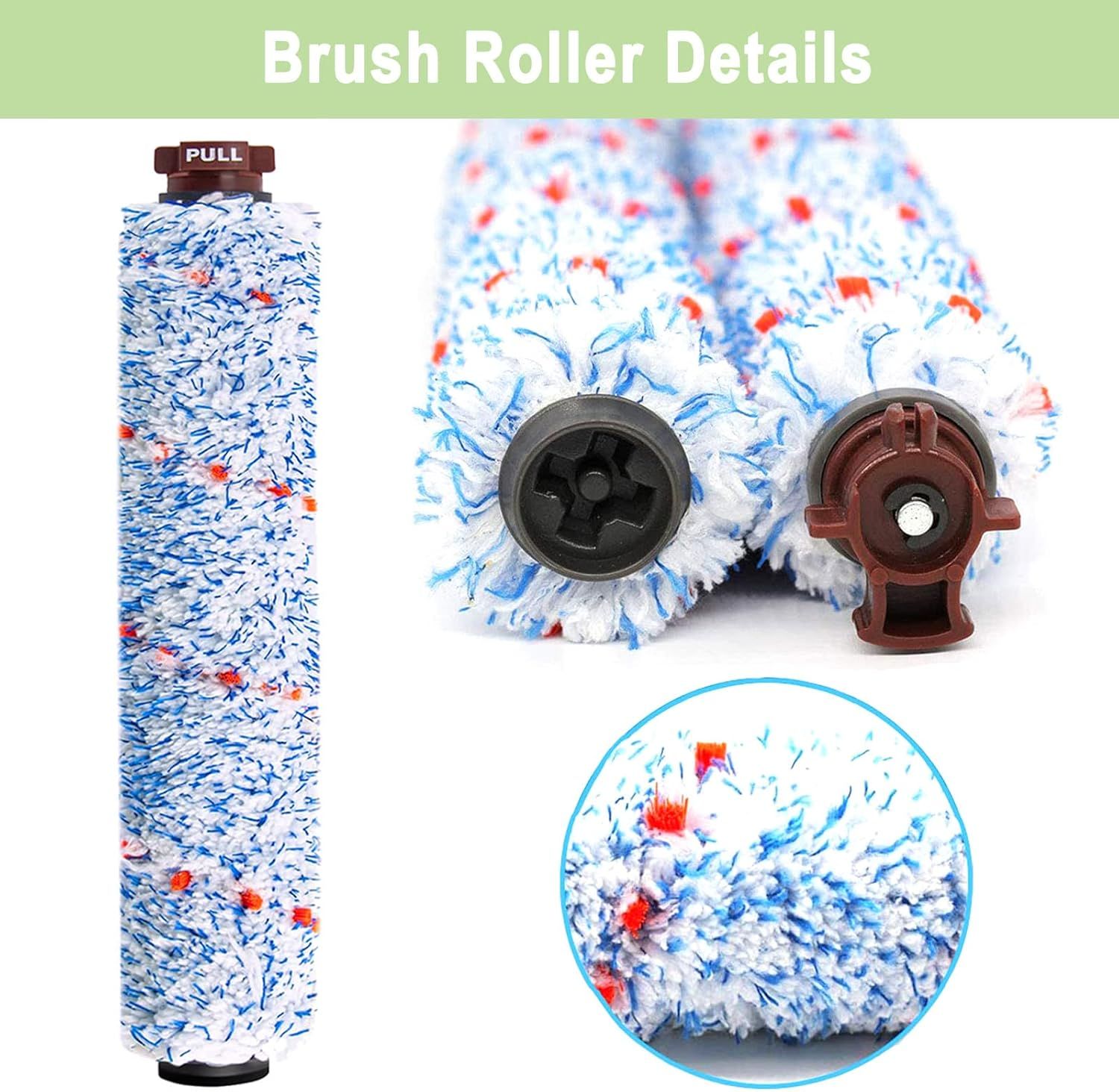 8 Pack Replacement Parts Compatible with Bissell CrossWave 1785 2306 3888A Vacuum Cleaner 4 Pack Multi-Surace Brush Roll 1868 4 Pack Vacuum ilter 1866 Compare — image 4
