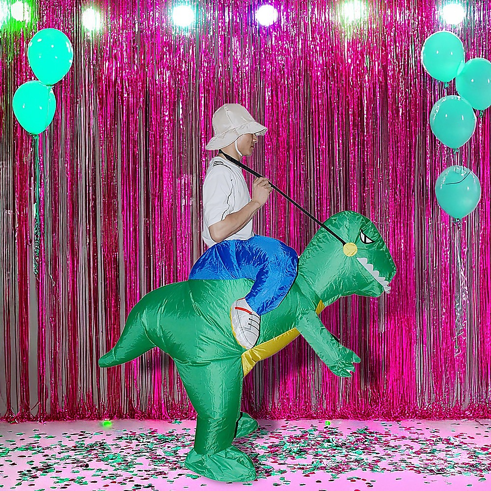 DINO Fancy Dress Inflatable Suit -Fan Operated Costume โ image 2