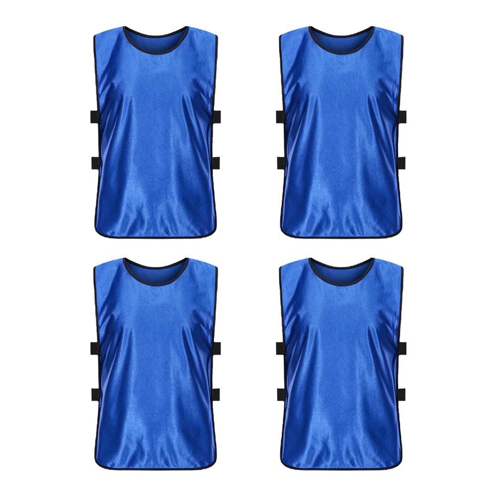 4Pcs Scrimmage Training Vest Team Sports Games Practice Jersey Red — image 6